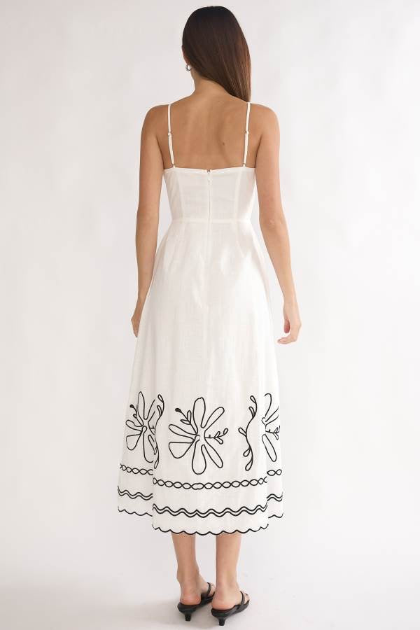 PRIYA DRESS - WHITE