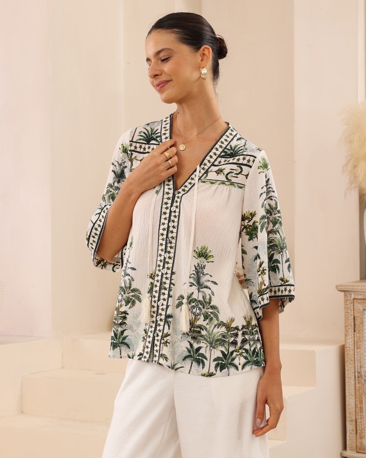 INARA TOP - Palm Trees
