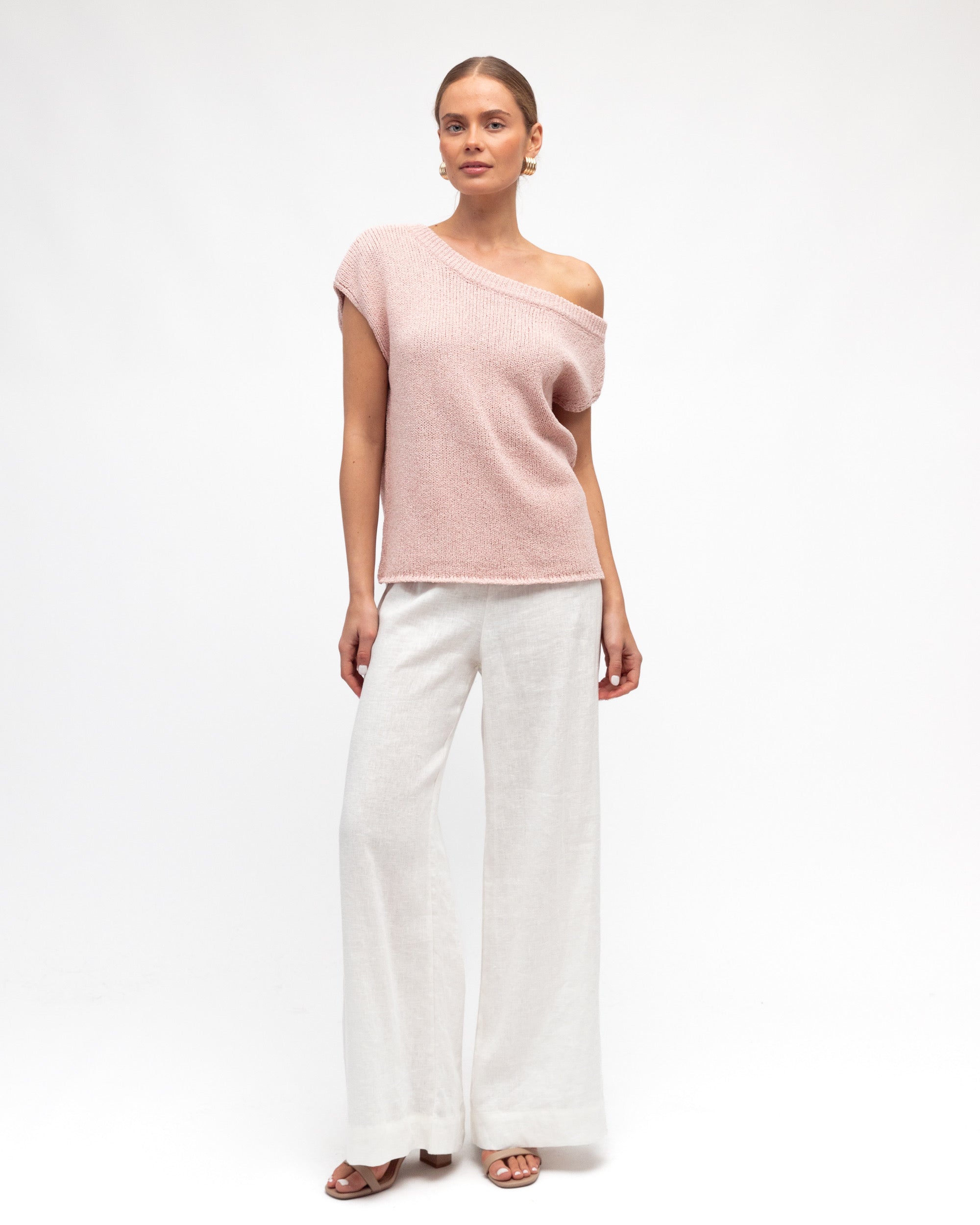 BRODIE ASYM TOP - Pink