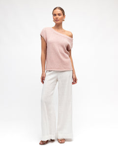 BRODIE ASYM TOP - Pink