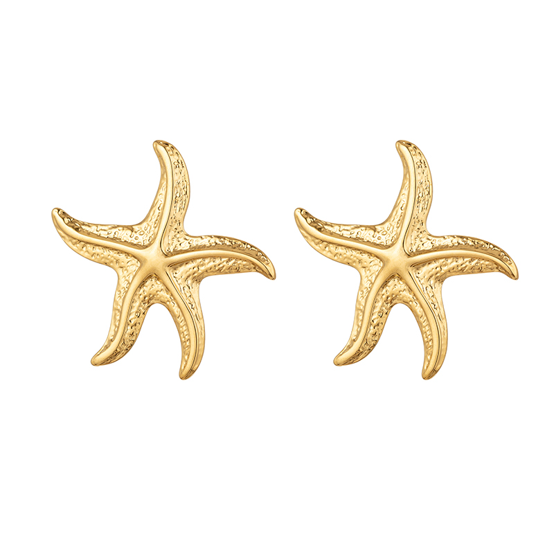 STARFISH GOLD STUDS