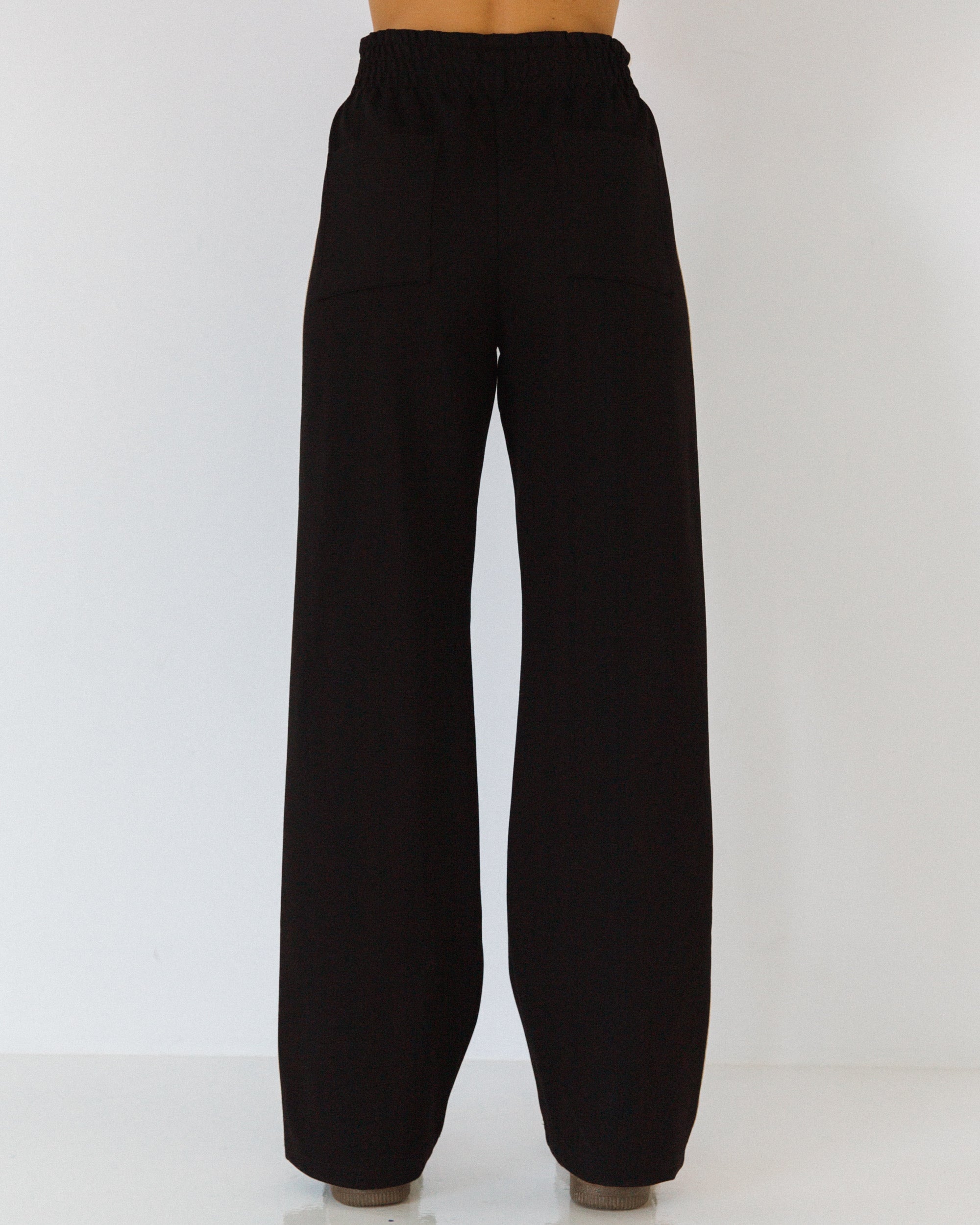WITH LOVE ELEVATED TRACK PANTS - Black