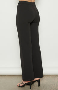 KARAH STRAIGHT LEG PANTS - Black