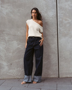 GRACIE DENIM JEANS - Indigo