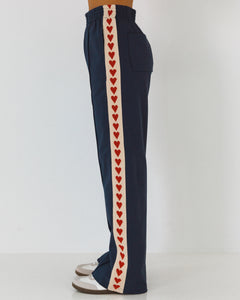 WITH LOVE ELEVATED TRACK PANTS - Blue