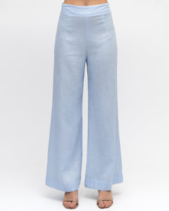 ARCHICO LINEN PANTS - Baby Blue