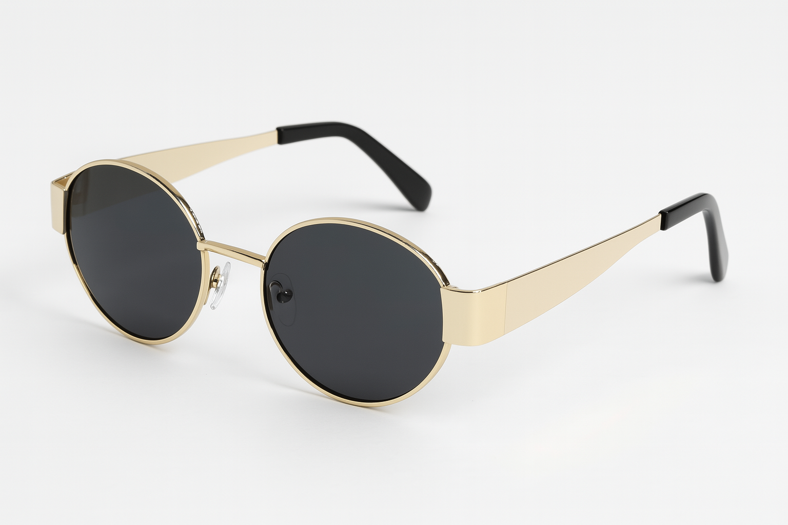 LENNOX METAL FRAME SUNGLASSES - Gold Noir