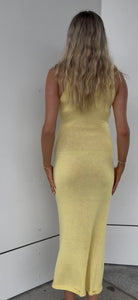 LUMA KNIT DRESS - Lemon