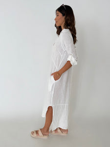 MELANIE LINEN DRESS