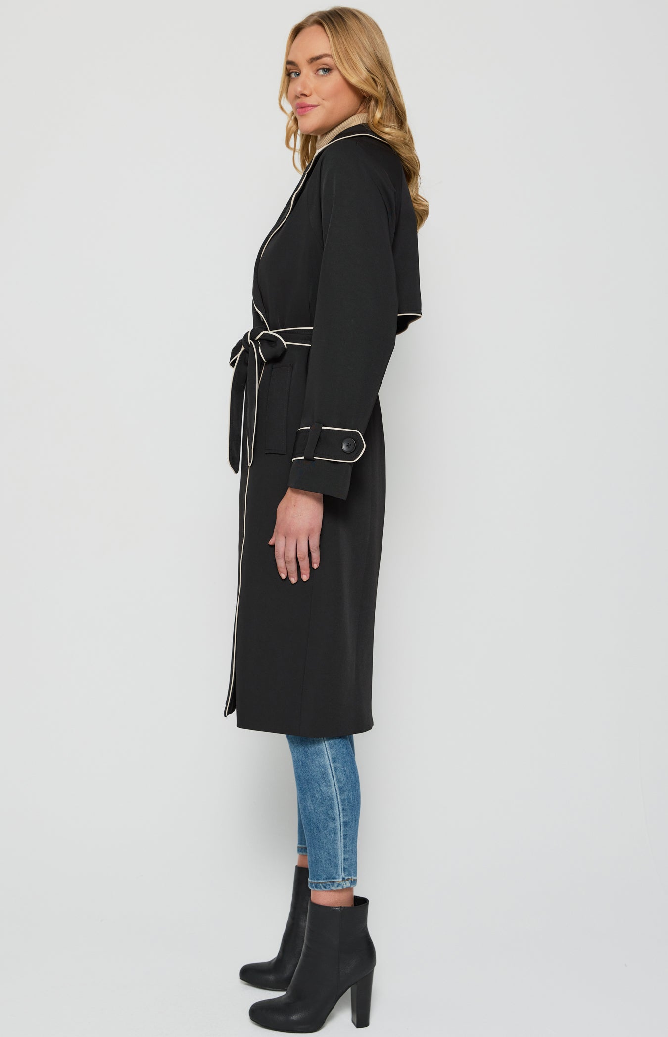 VIKTORIA TRENCH COAT - Black