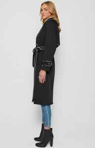 VIKTORIA TRENCH COAT - Black