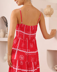 AMARA DRESS - Red
