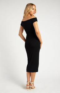 SYBELLA  MESH DRESS - Black