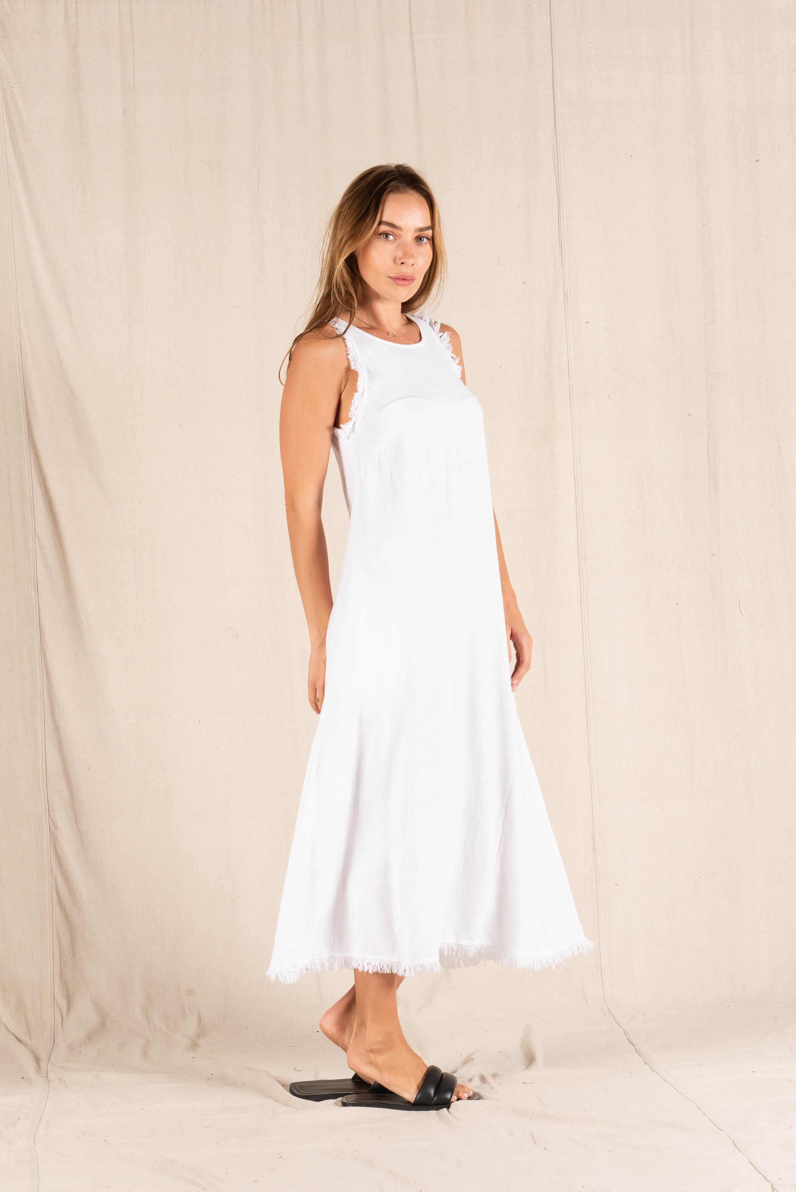 BEAU MAXI DRESS - White
