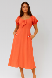 ELKE DRESS - Tangerine
