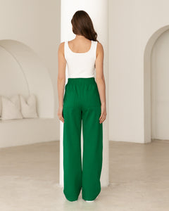 LUCI ELEVATED TRACK PANTS - Green