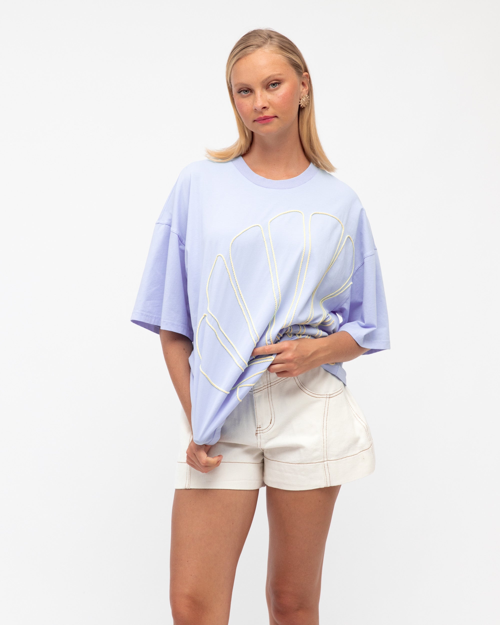 SHELLA TEE - Blue