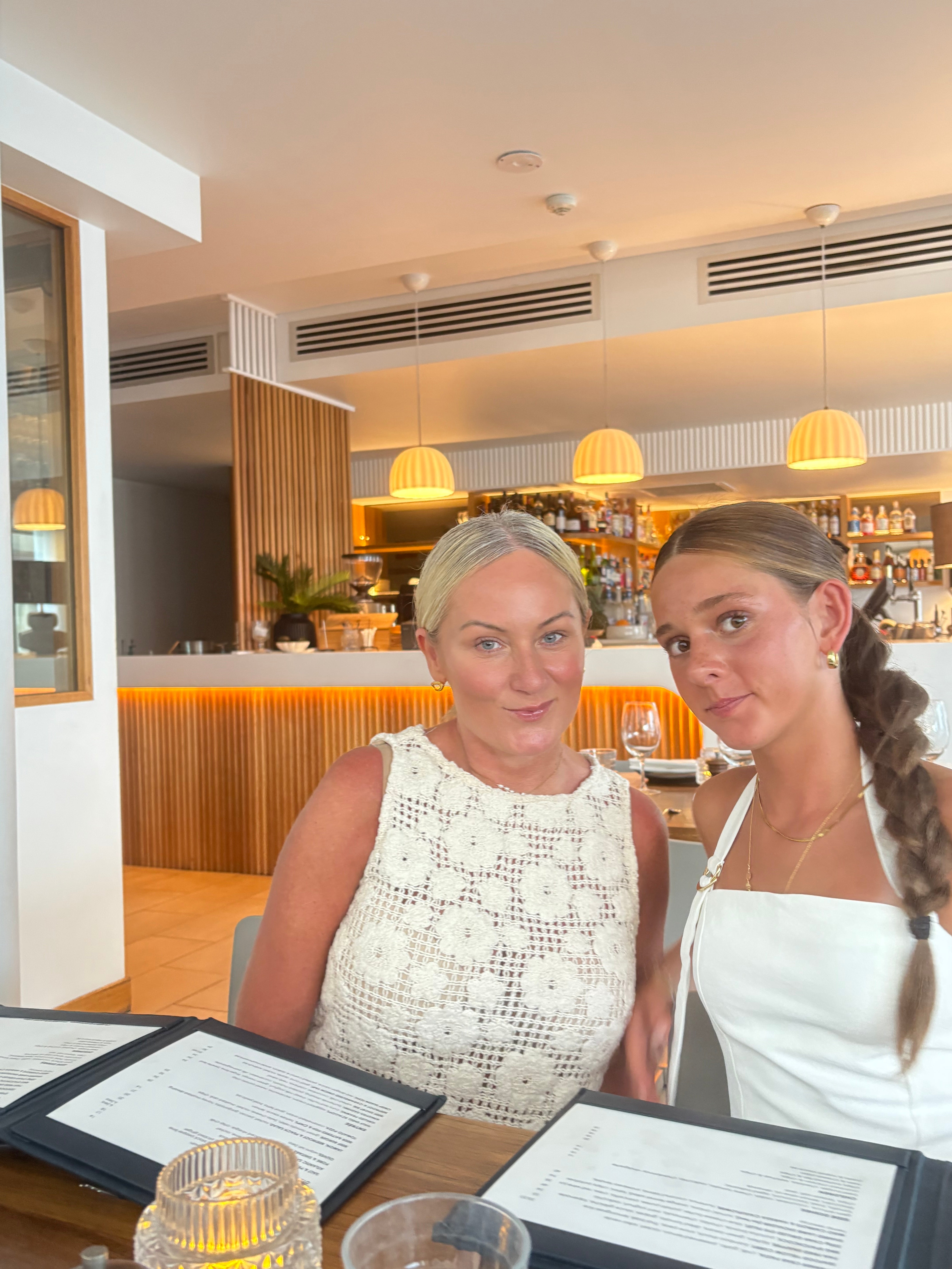 ANDY CROCHET COTTON TOP - Natural beige