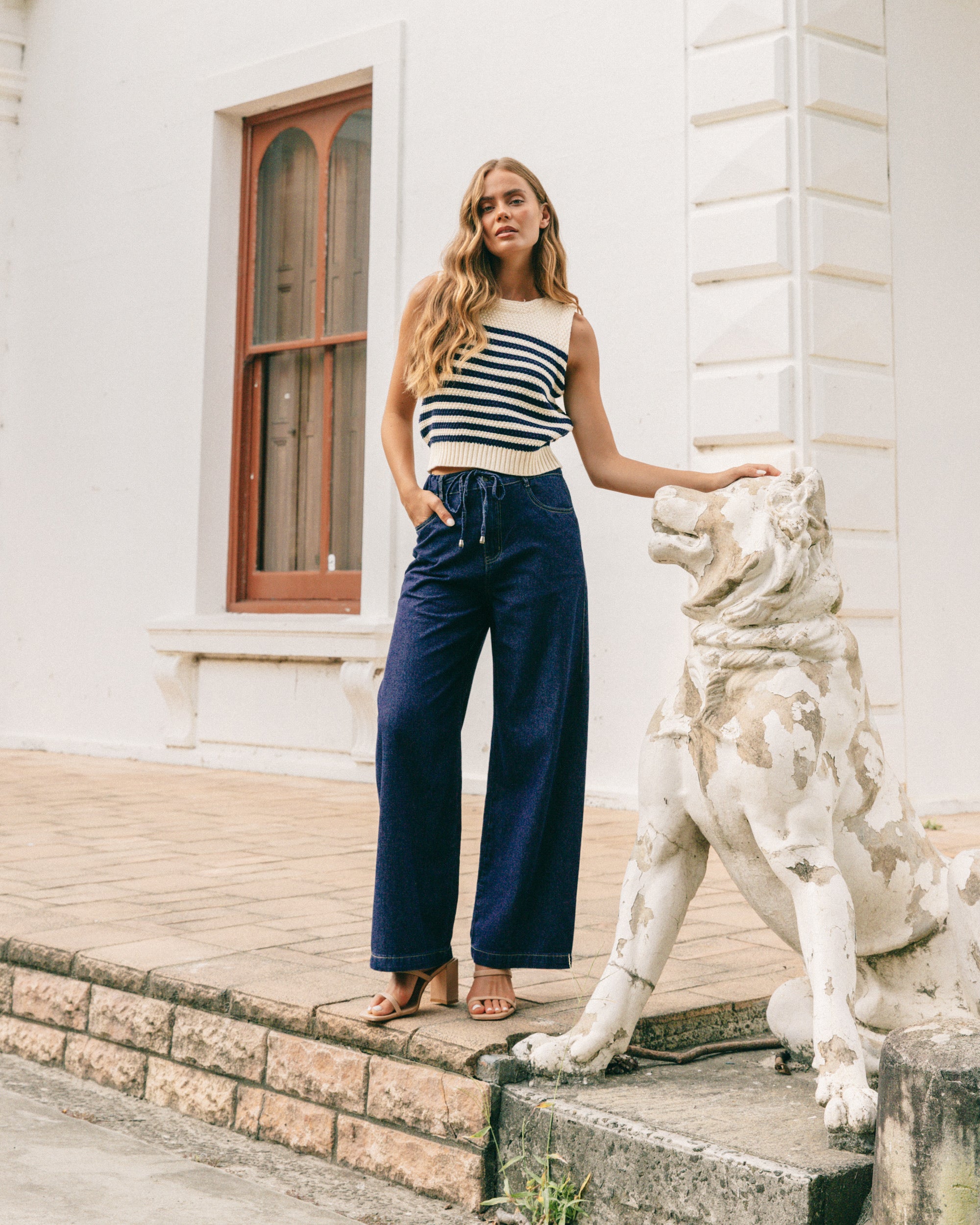 JUNO DENIM JEANS - Indigo