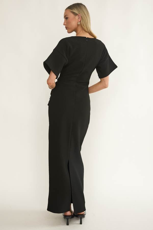 HALIMA MAXI DRESS - Black
