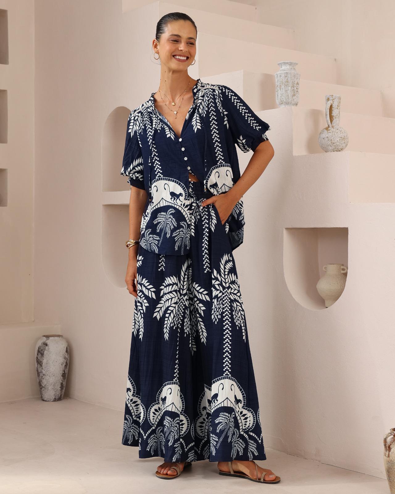 LAINEY TOP - Navy