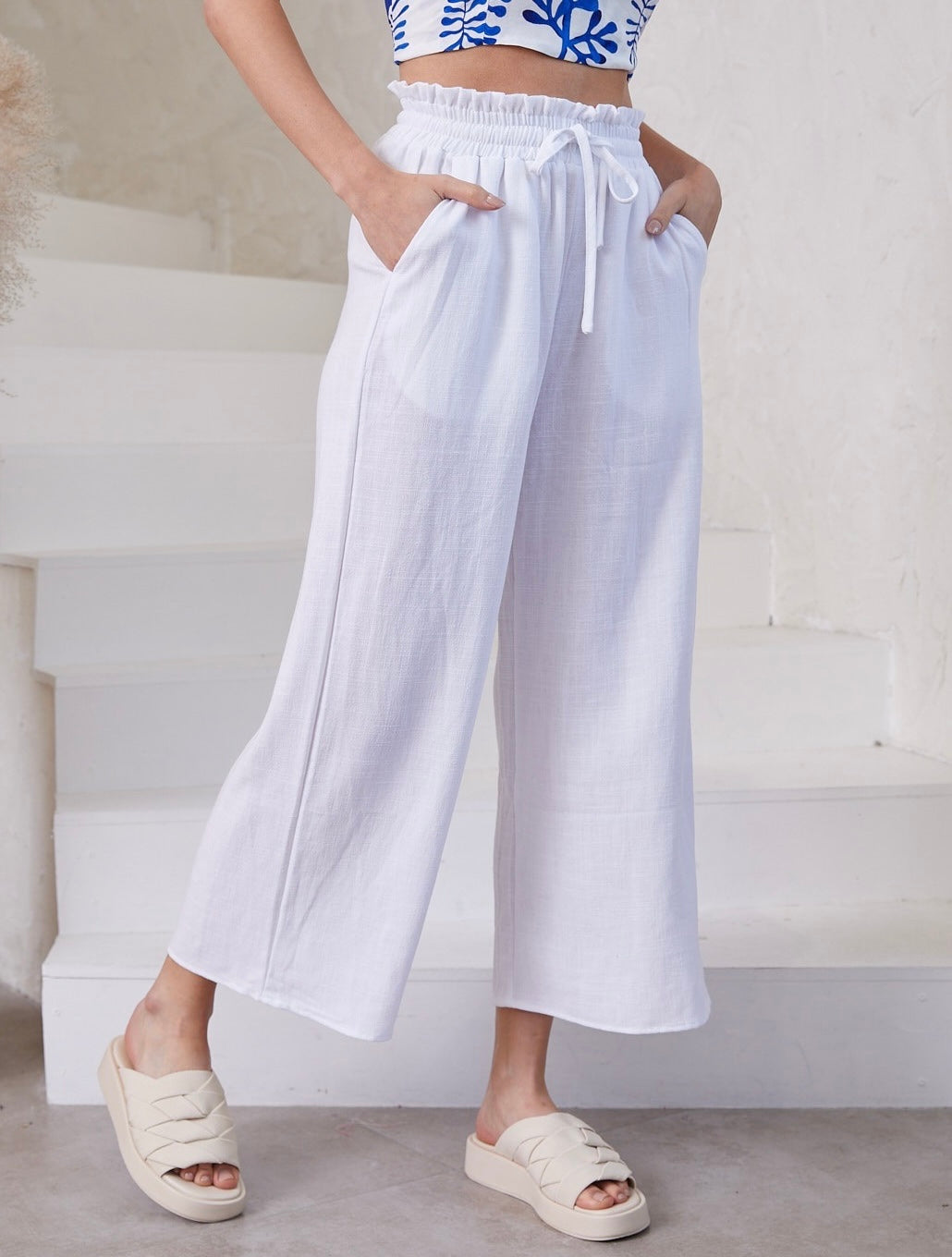 ADELAIDE PANTS - White