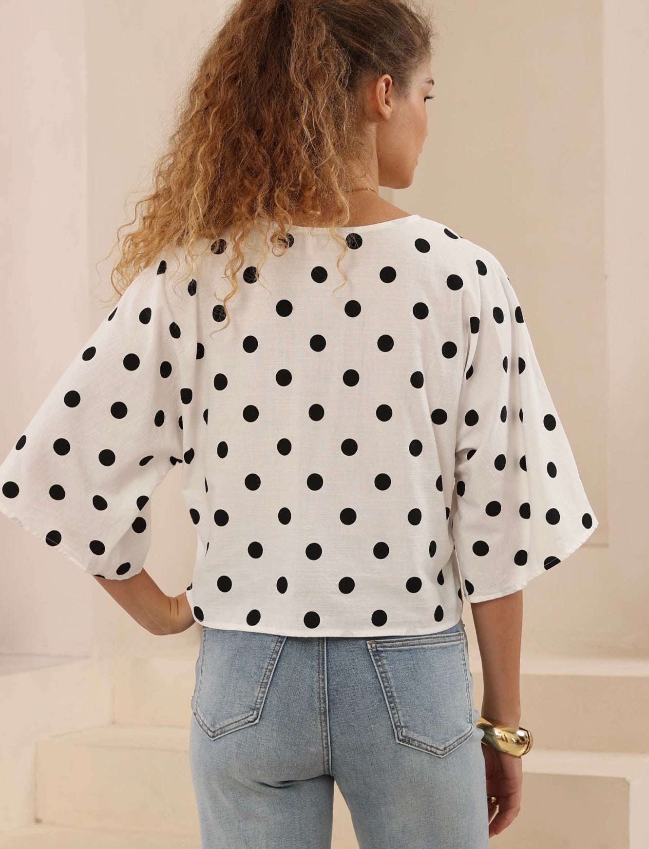 MAISIE TOP - Polka Dots