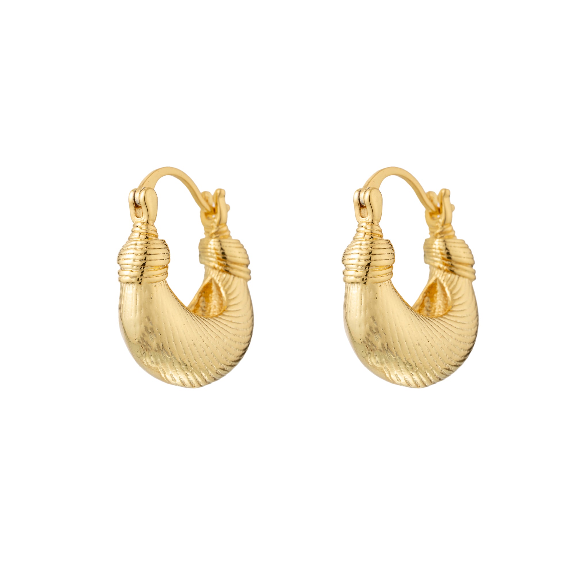 SERENA GOLD HOOPS