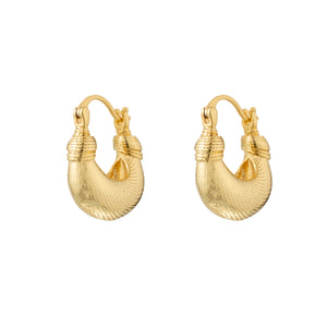 SERENA GOLD HOOPS