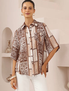 OLIVIA SHIRT - Chocolate