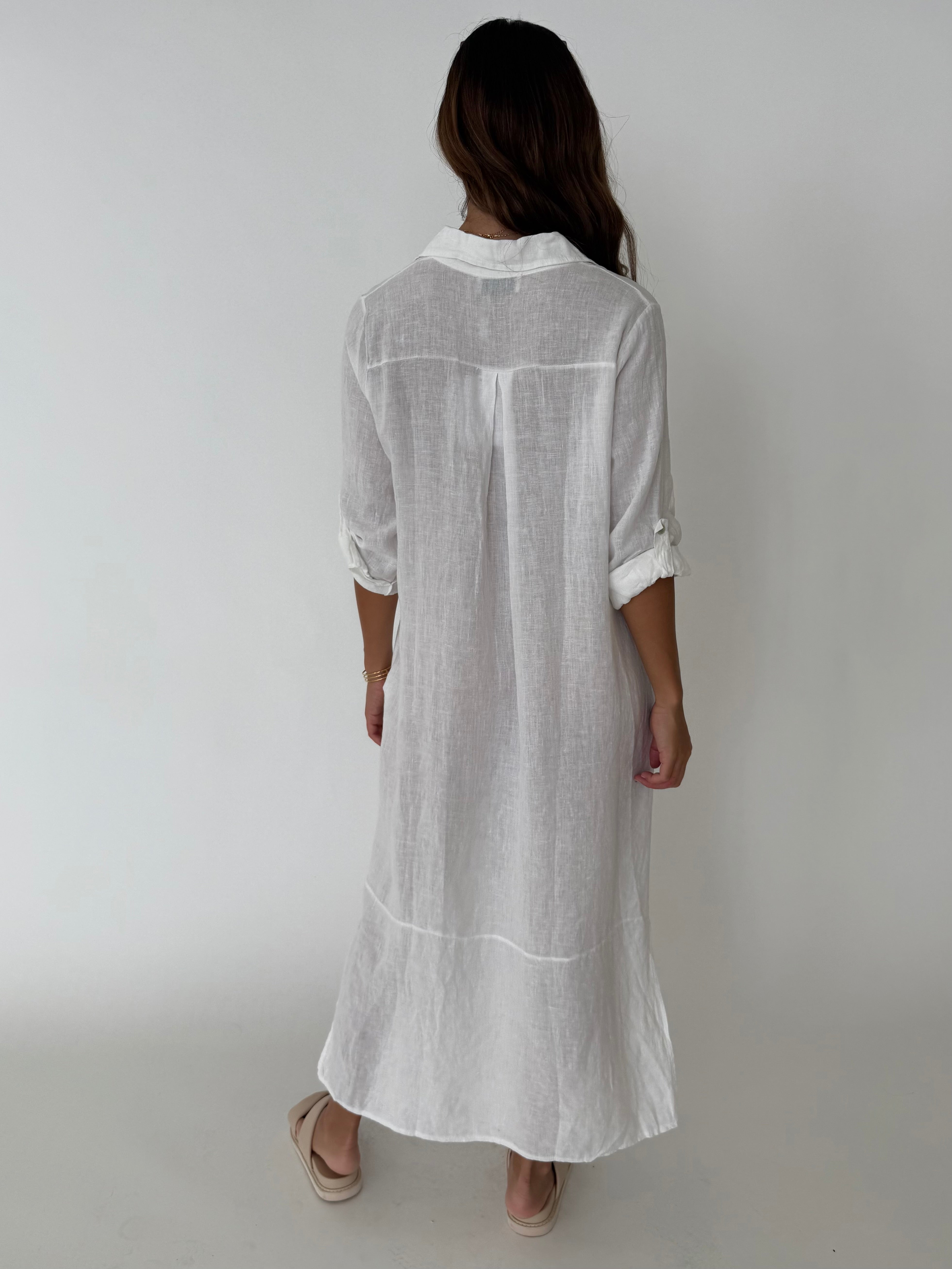 MELANIE LINEN DRESS