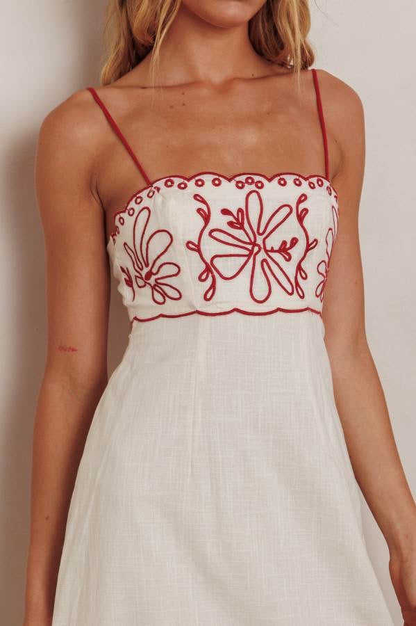 AZORA MAXI DRESS - Red