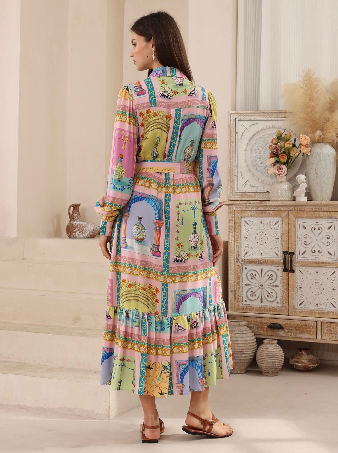 LORIA DRESS - Multi