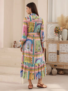LORIA DRESS - Multi