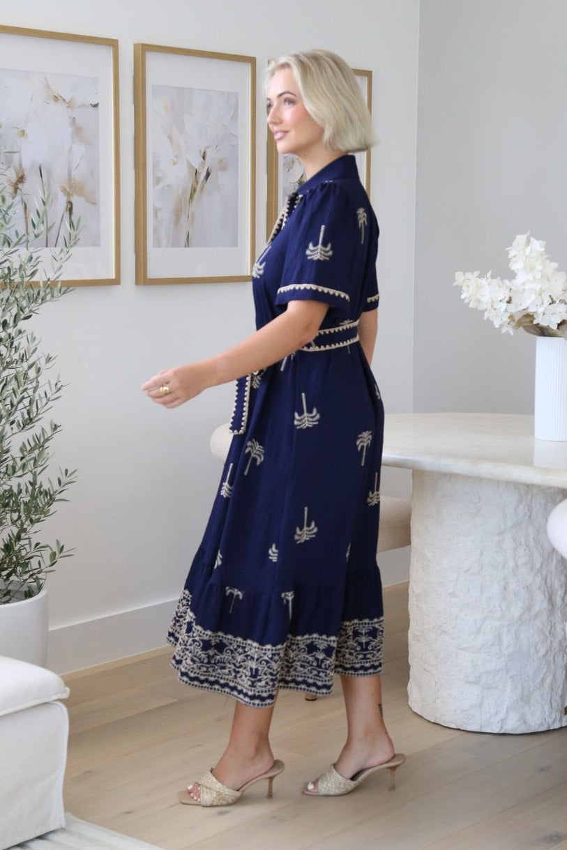 ZADIE DRESS - Navy