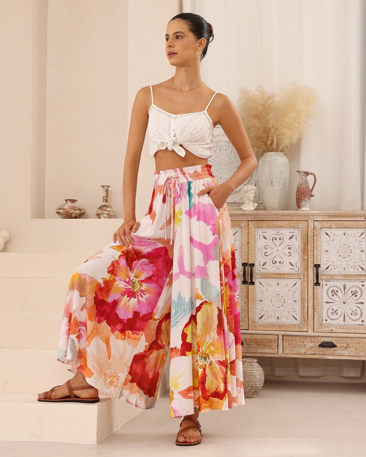 BRIANA PANTS - MULTI COLOUR