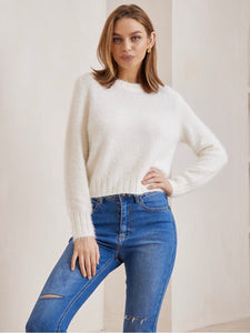TORY JUMPER - Winter white