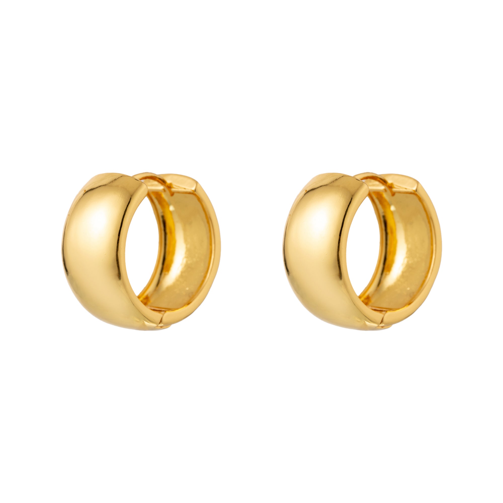 EMMA BOLD HOOP EARRINGS - GOLD