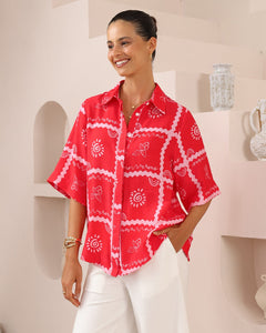 SOLSTICE SHIRT - Red