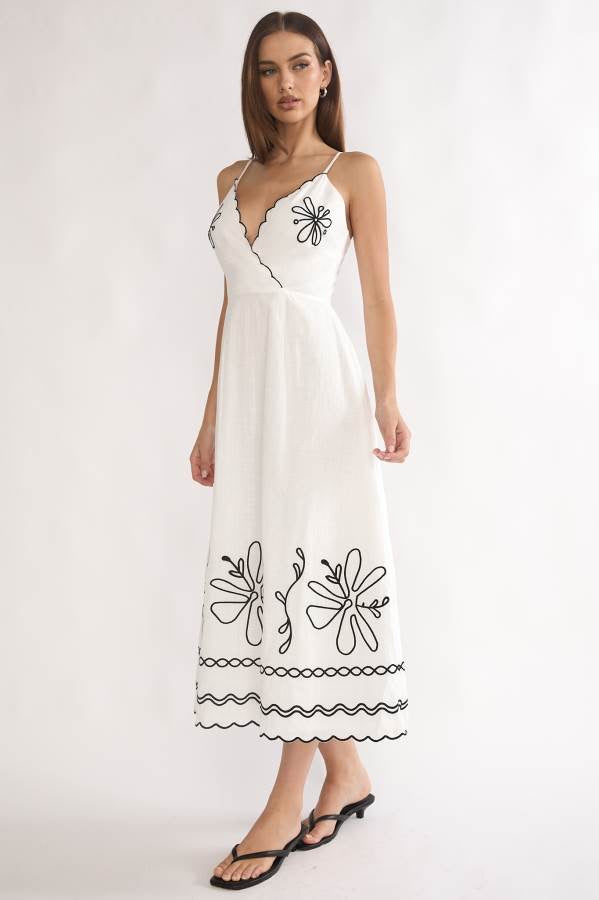 PRIYA DRESS - WHITE