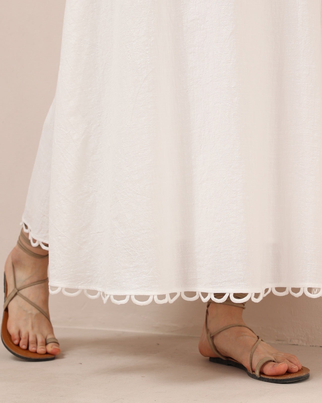 ISLA MAXI DRESS - White