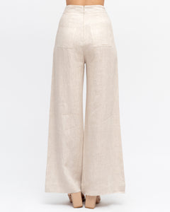 ARCHICO LINEN PANTS - Oatmeal