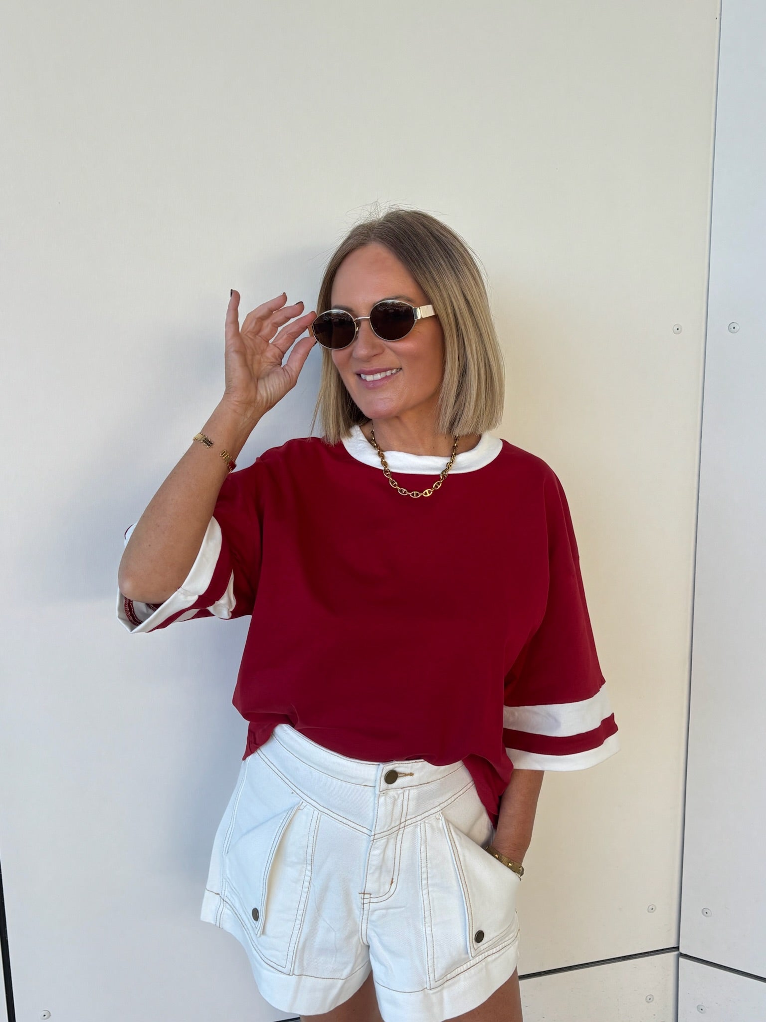 ANDIE TEE SHIRT - Red