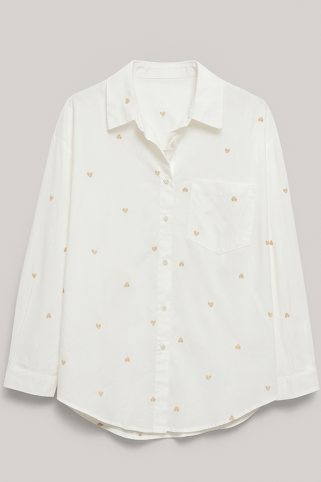 HARMONI HEART SHIRT - White