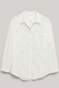 HARMONI HEART SHIRT - White