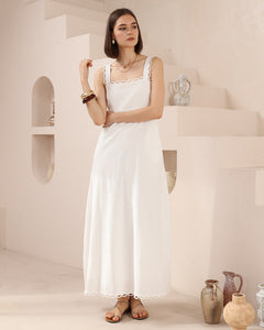 ISLA MAXI DRESS - White