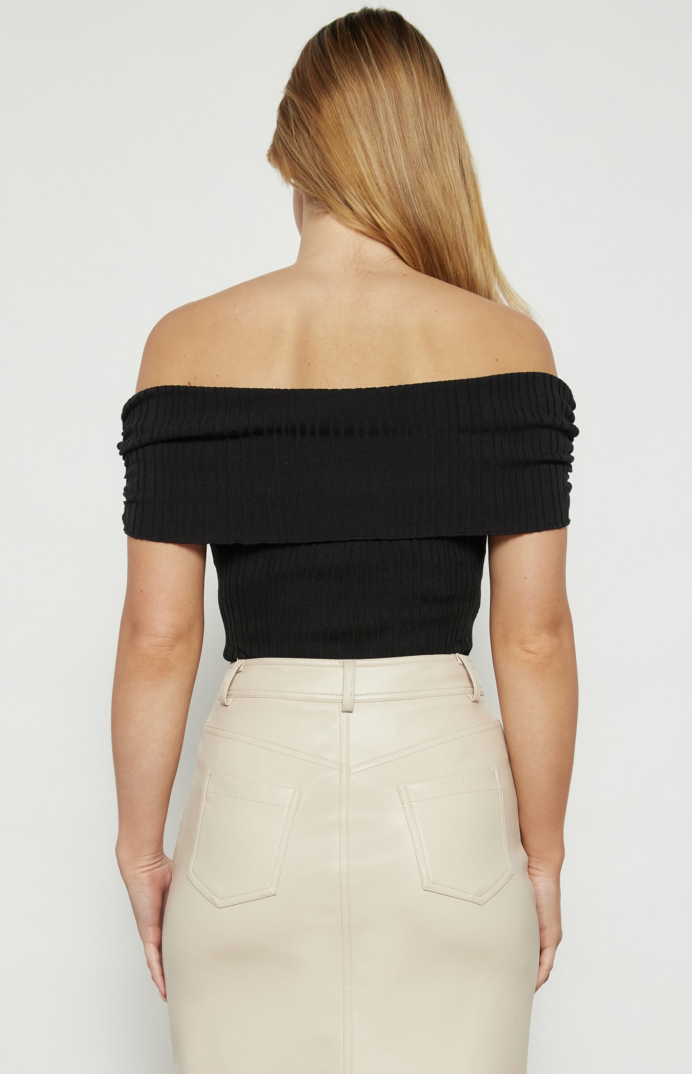 MONACO KNIT BODYSUIT - Black