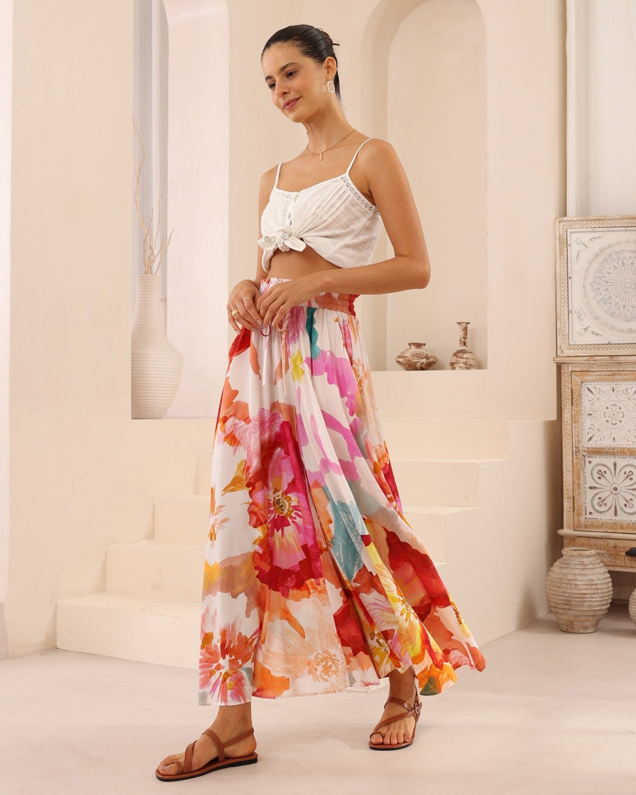 BRIANA PANTS - MULTI COLOUR