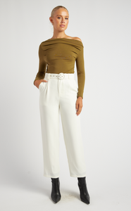 MYKA TOP - Dark Olive