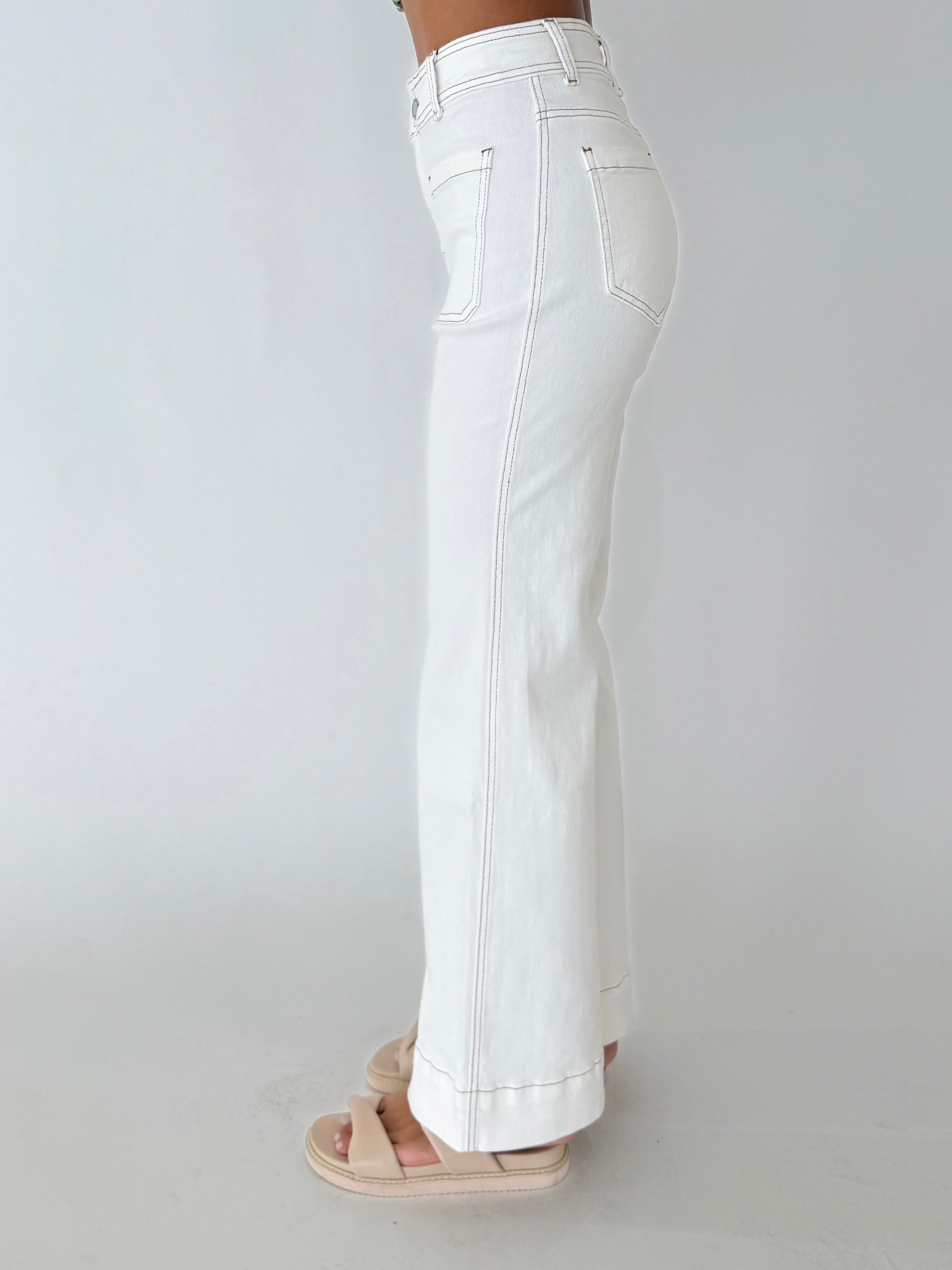 VISION DENIM JEANS - White